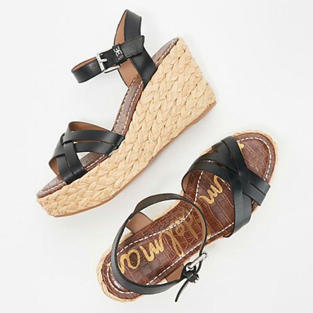 Sam Edelman Darline Espadrille Wedge Sanda…